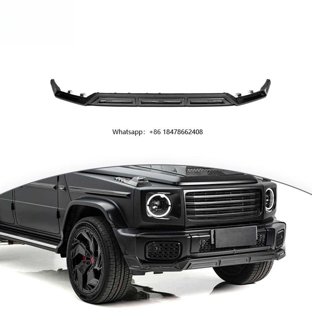 G Class W465 G450D 2025y~ Dry Carbon Front Lip Exterior Body Parts Front Spoiler Lower Diffuser Splitter Anterior Lip Front Chin