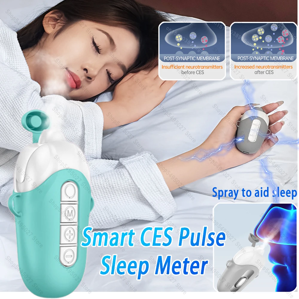 Intelligent Sleep Instrument Insomnia Soothing Equipment Atomized Aromatherapy Machine Micro-current Pulse Handheld Sleep Aid