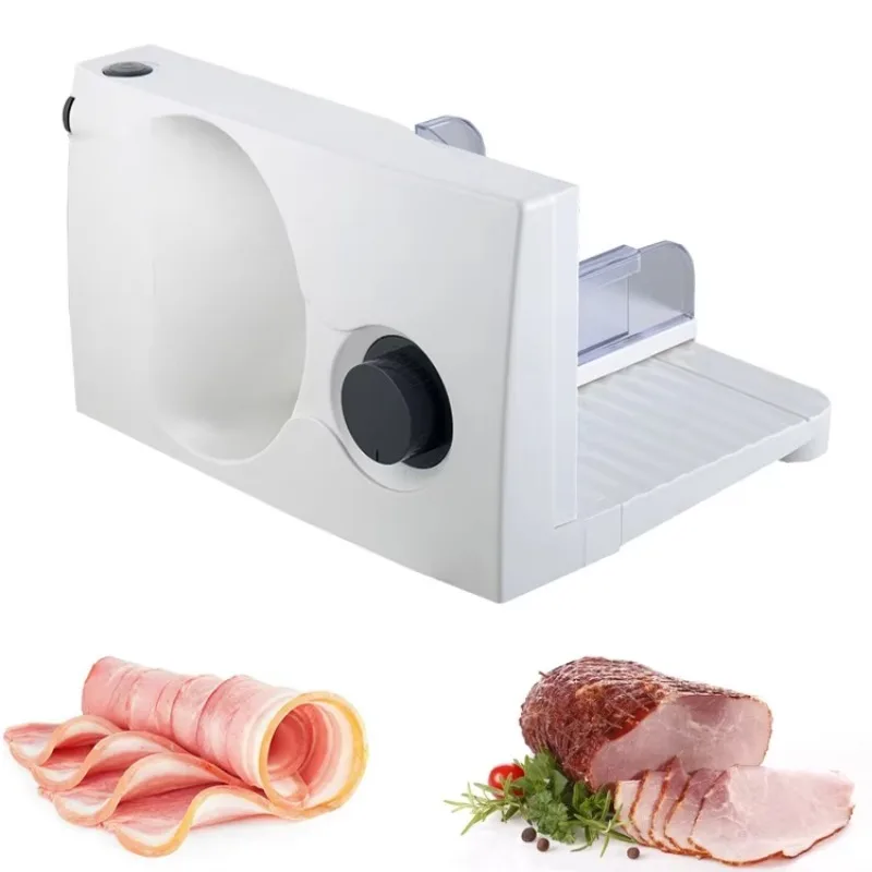 

Desktop Vertical Automatic Manual Meat Slicer Adjustable Speeds for Household Restaurant Use Industrial Bread Cheese Slicer
