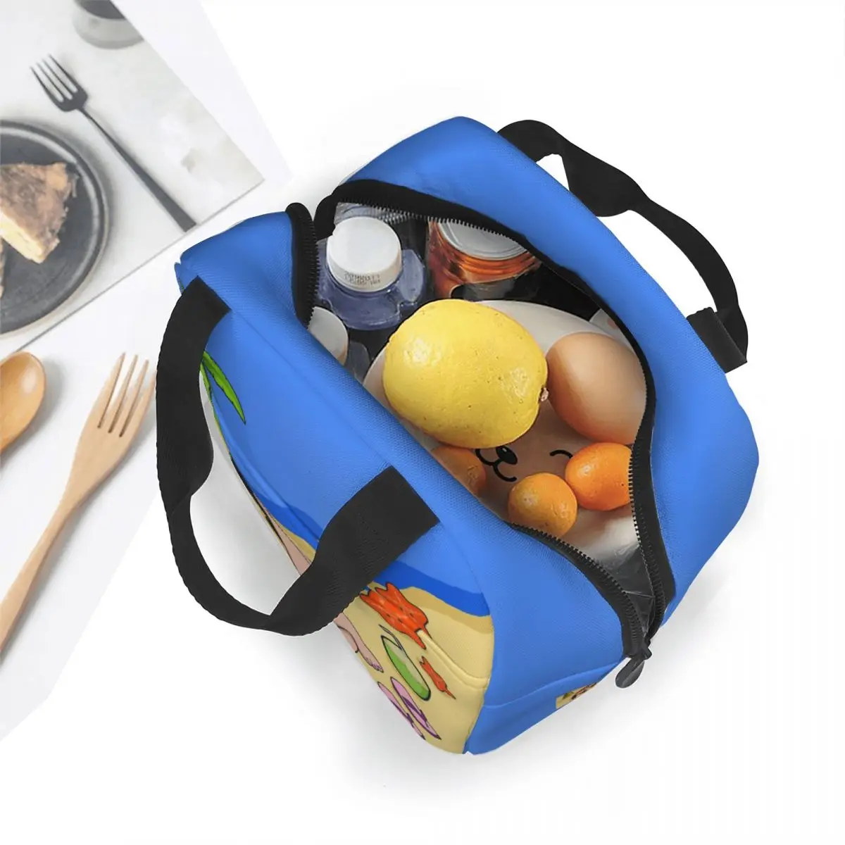 Relax Mafalda Insulated Lunch Bags Cooler Bag Meal Container Portable Tote Lunch Box Food Storage Bags Office Picnic