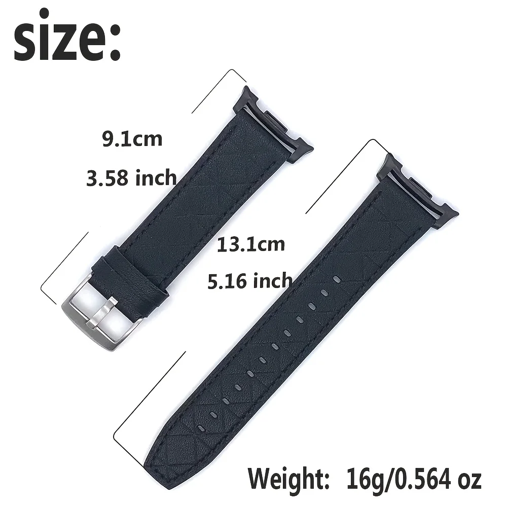 Cinturino per orologio in pelle artificiale per Samsung Galaxy 8 40mm 44mm Regalo di festa da uomo Galaxy 8 Classic 46mm Cinturino di ricambio