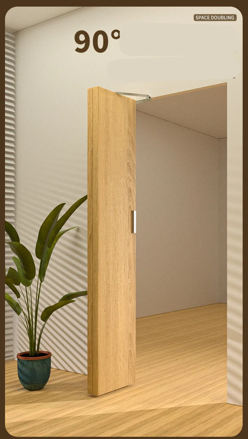 90 Degrees Home Improvement Wooder Door Hinge Silent Sound Double Folding Stainless Steel Sliding Door Hinge