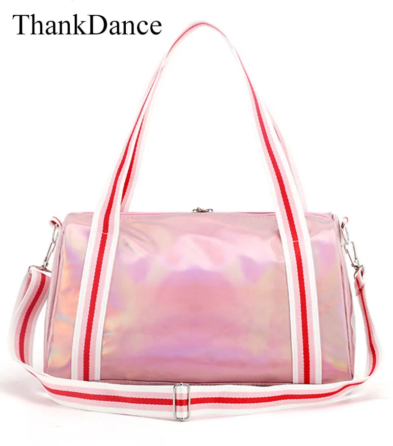 Big Pink Ballet Dance Bags Girls Dance Bags Kids Children Lovely Embroidery Handbag for Girl Ballet Bag