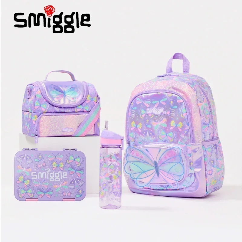 

Genuine Australian Smiggle Backpack Children Stationery Student Pencil Case Cute Large Backpack Meal Bag Water Cup Student Gift