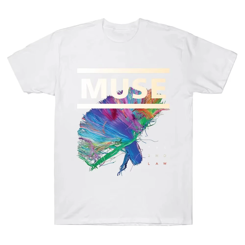 Muse The 2nd Law T-Shirt Rockband Muse Hochwertige Baumwollkleidung Unisex High Street Oversized Tops Sommer Gothic Streetwear – Detail 4