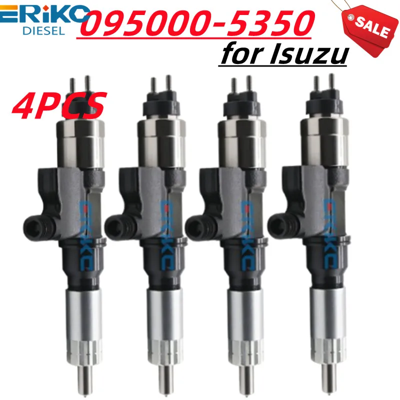 Injector Jet Assembly 095000-5350 Fuel Injector 0950005350 Engine Injector 8976011560 8976011561 8976011562 for Isuzu 6HK1