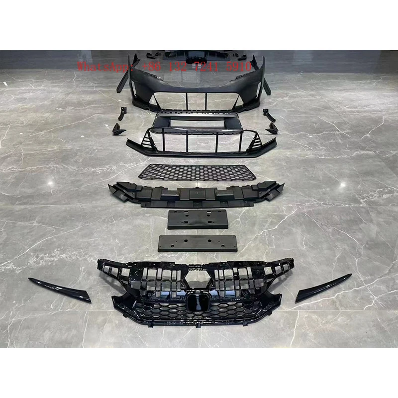 Hongsheng Suitable for 2021 Civi Type R Body Kit: Front Rear Bumper, Grille, Side Skirts,