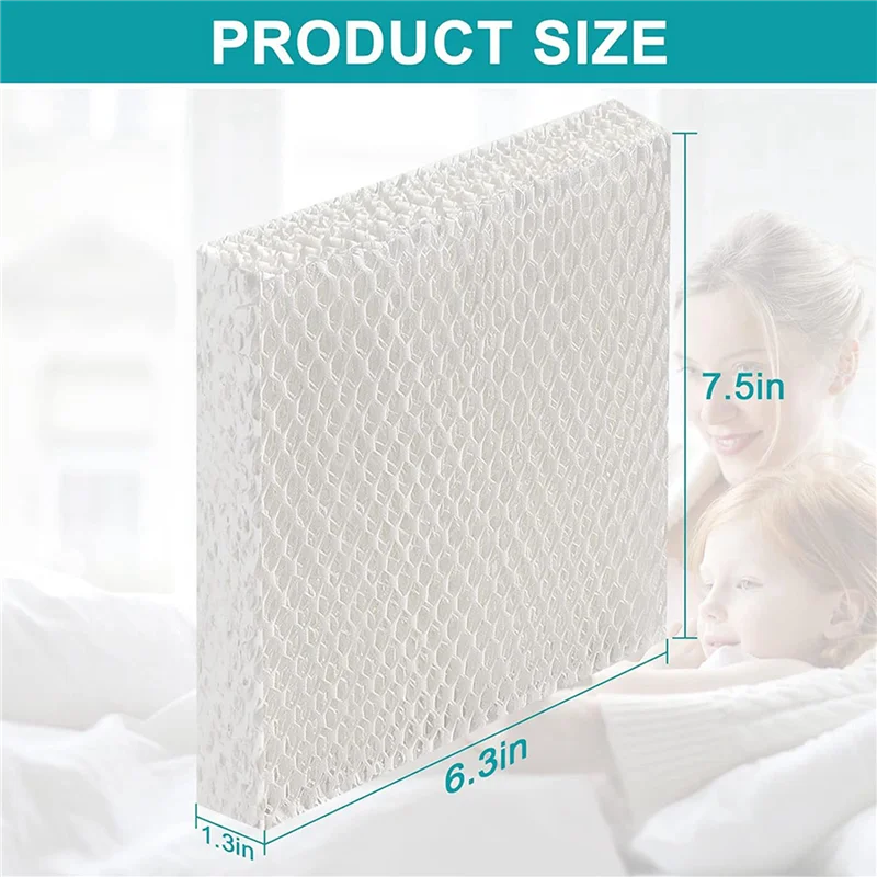 

【Berserkk】Замена фитильного фильтра увлажнителя HFT600 для HFT600, совместимого с HEV615 HEV620 HEV615 W, HEV620, HEV620B, 12 упаковок