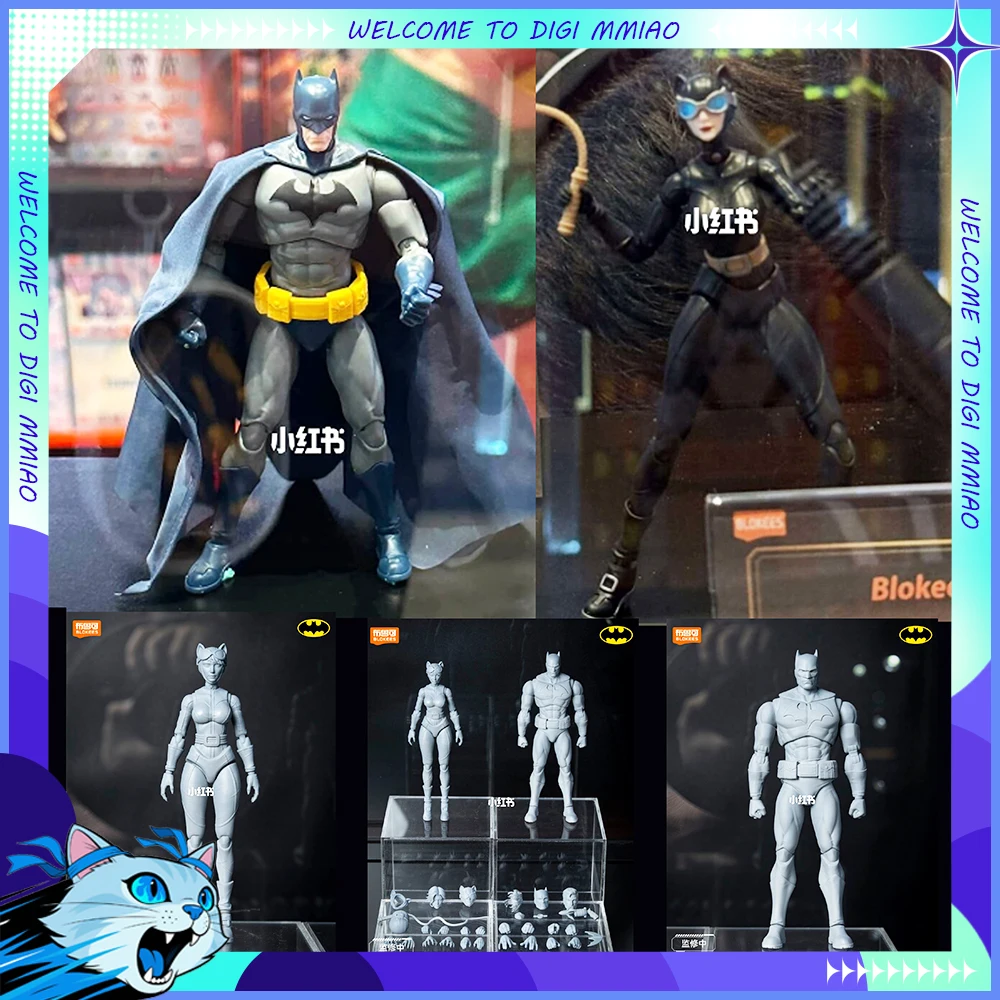 Neue Vorverkaufs-Blokees Champion-Klasse Hush Batman Hush-Catwoman Actionfiguren Bausatz-Modellstatue Sammlerstück Modellpuppe Geschenk