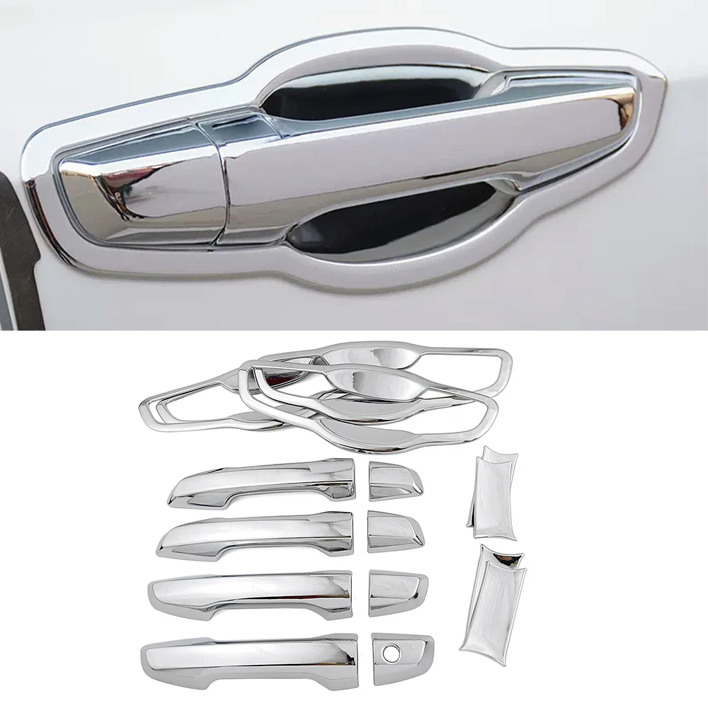 

For Honda CRV CR-V 2017-2022 Exterior Door Handle Protector Covers Trim and Door Bowl Caps Chrome Styling Decor Anti Scratch