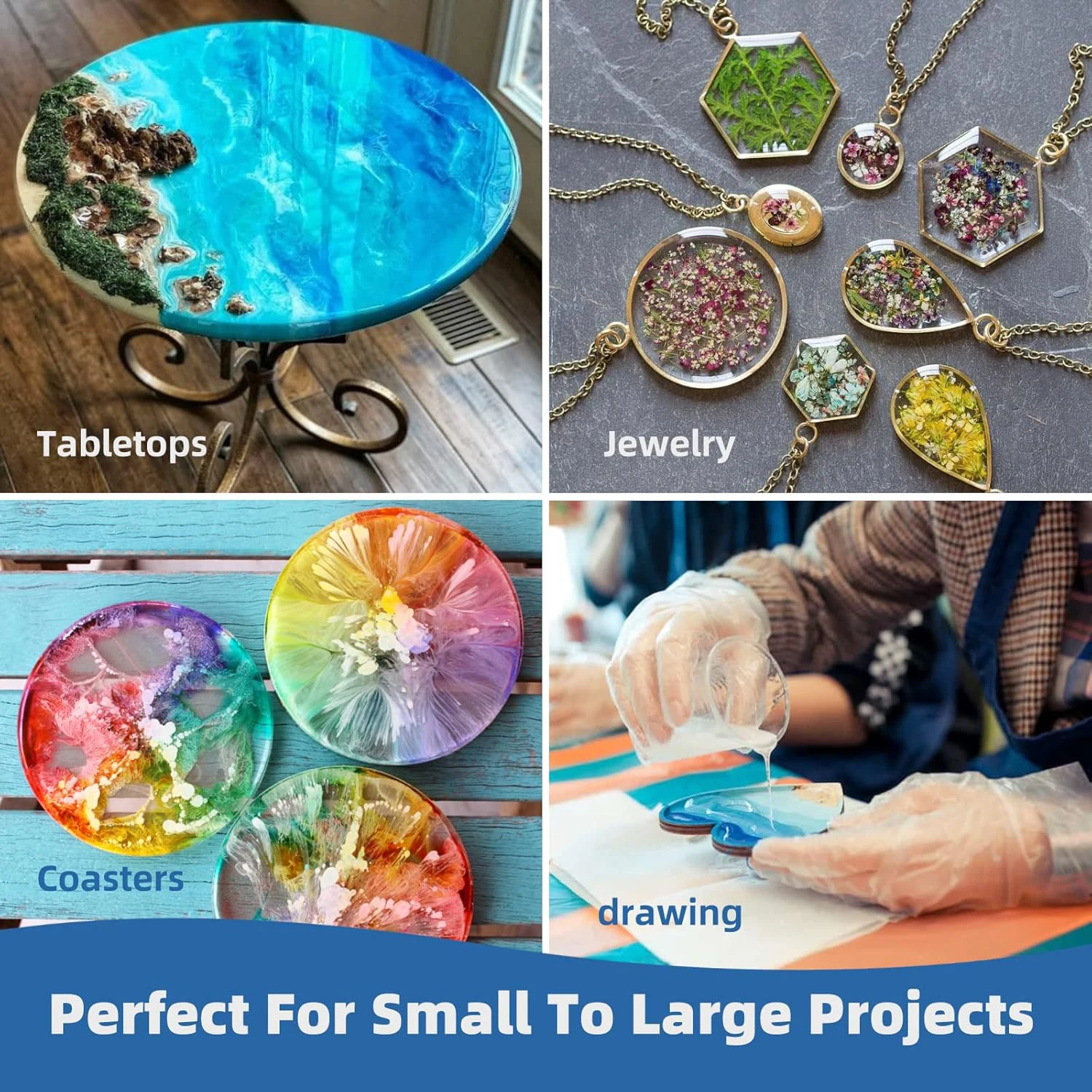 Yeni yükseltme 1:1 Epoksi Reçi - Resin Art Easy incelemesi ve fiyatı