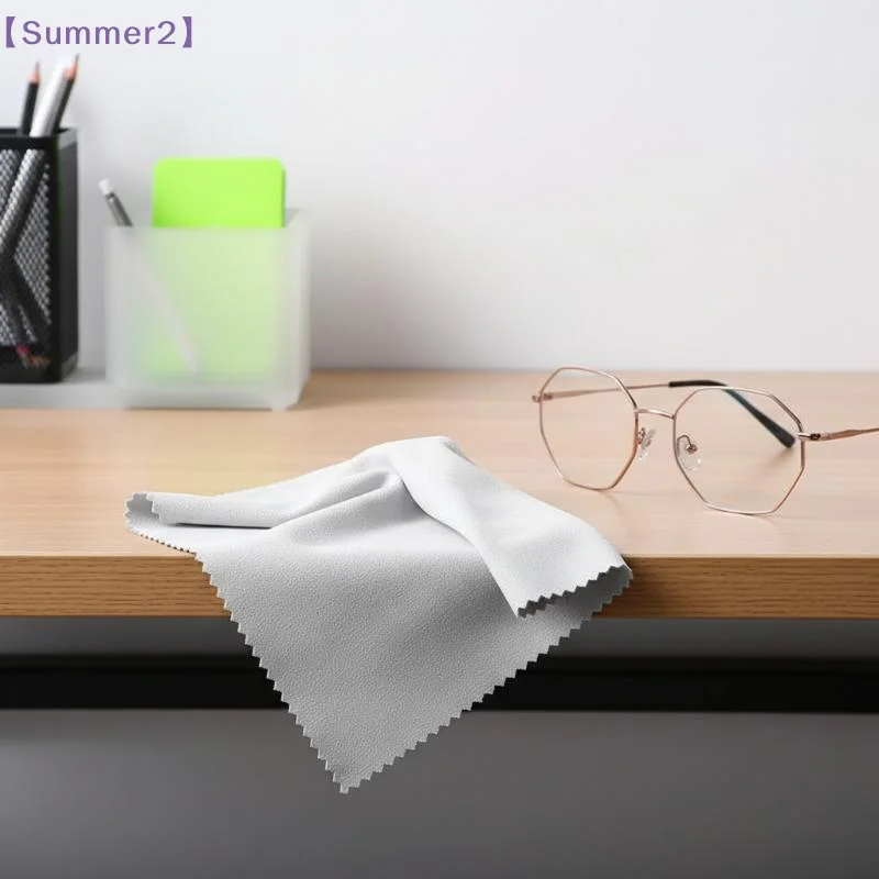 【Xia2】 10 Stück beschlagfreies Wildleder-Brillentuch, wiederverwendbares Mikrofaser-Wischtuch für die Reinigung von Kameraobjektiven und Telefonbildschirmen {S}