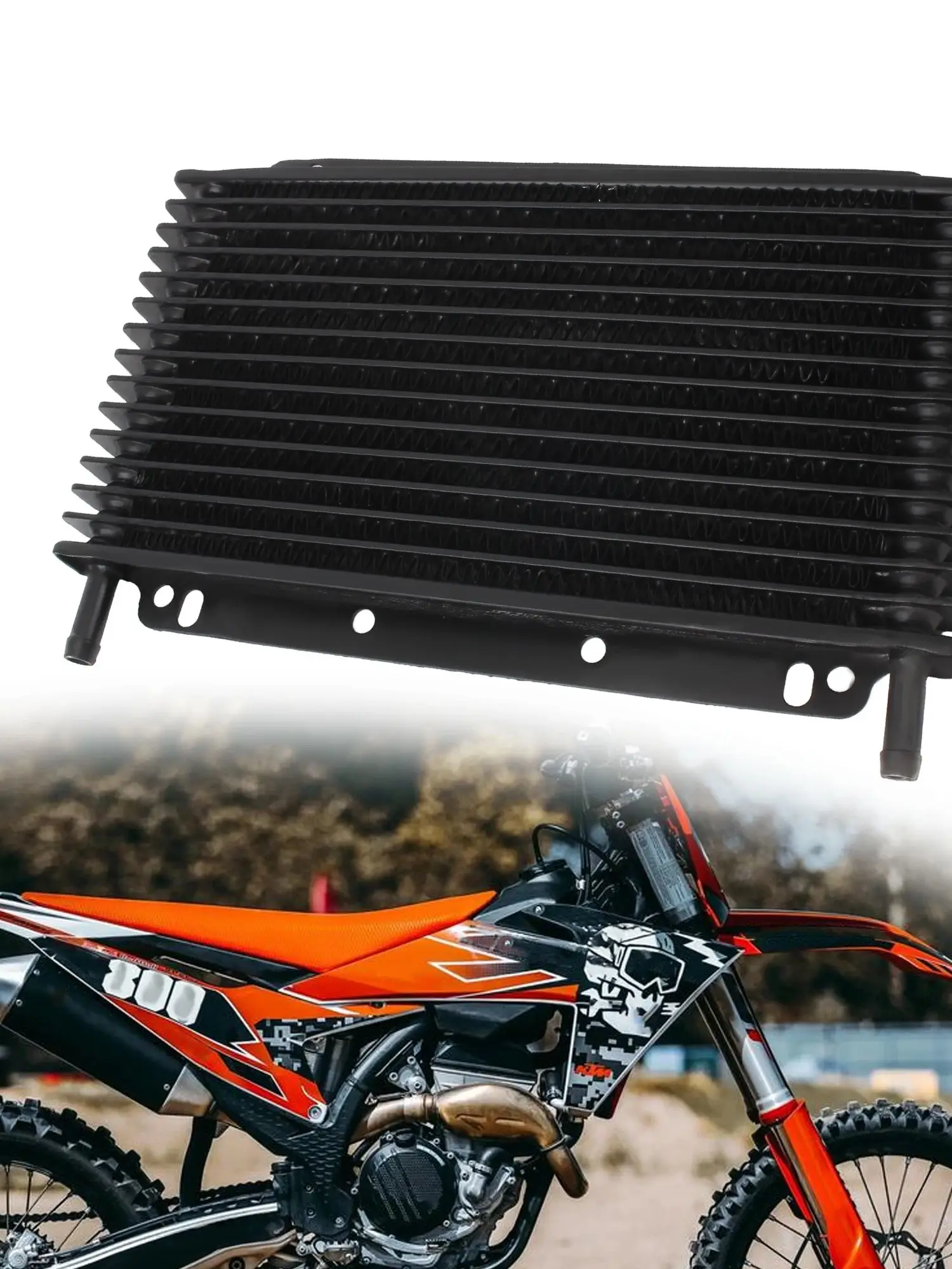 AliExpress PowerMotor For Dirt Bike ATV 50cc To 250cc Engine Oil Radiator Motorcycle Oil Cooler Automatic Transmission Cooling System Accessories