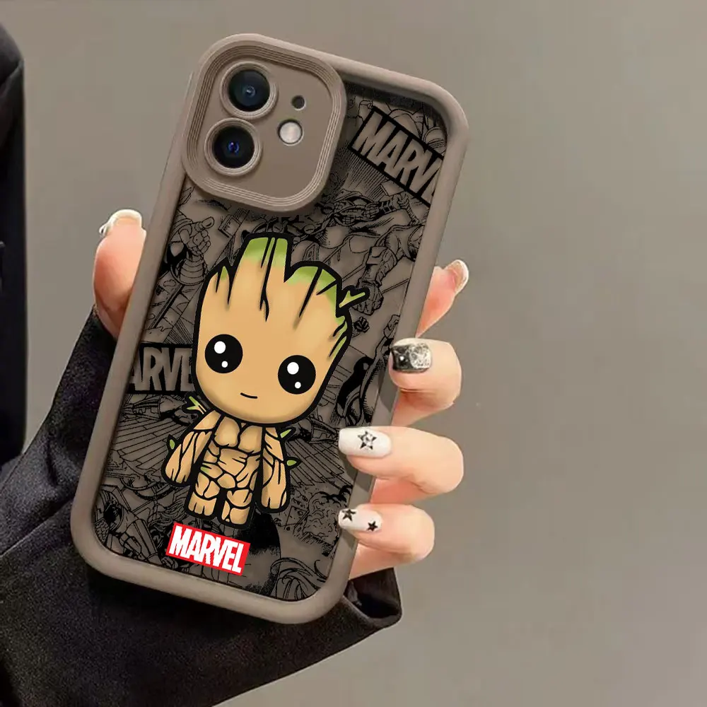 Venom Iron Man Groot Cassa Del Telefono Per MOTO G9 G22 G24 G30 G32 G34 G52 G53 G54 G60 G75 G84 G85 E22 E32 E40 EDGE 40 50 60E TPU Caso