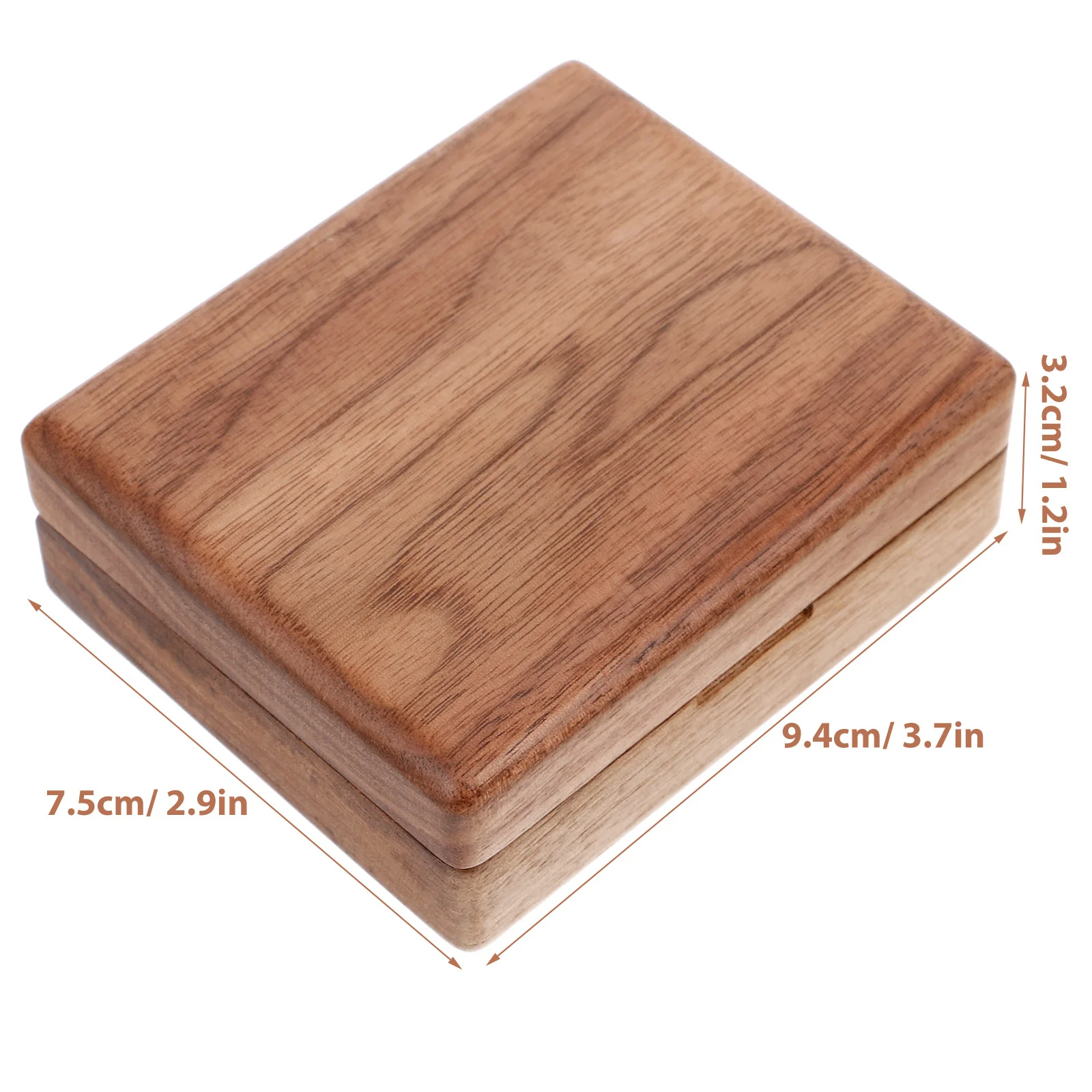 منظم صندوق مجوهرات خشبي لقلادة وأقراط وخاتم تخزين وتغليف الهدايا وحقيبة عرض مزخرفة