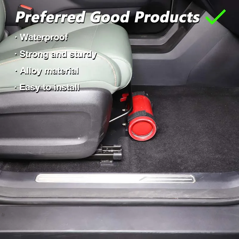

Gao Ruying For Chery Jaecoo 6 J6 ICAR 03 2024-2025 Car Co-pilot Front Passenger Seat Fire extinguishing bracket Car Accessories