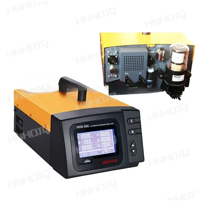 

For NHA-506 Portable Vehicle Exhaust Gas Analyzer Five Gases HC/CO/CO2/O2/NO Concentration Universal Emission Detector