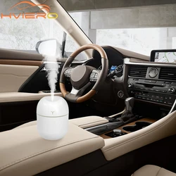 Mini Ultrasonic Air Humidifier 220ML USB Charge Diffuser Car Purifier Aromatherapy Anion Mist Maker Dense Fog Freshener Vehicle