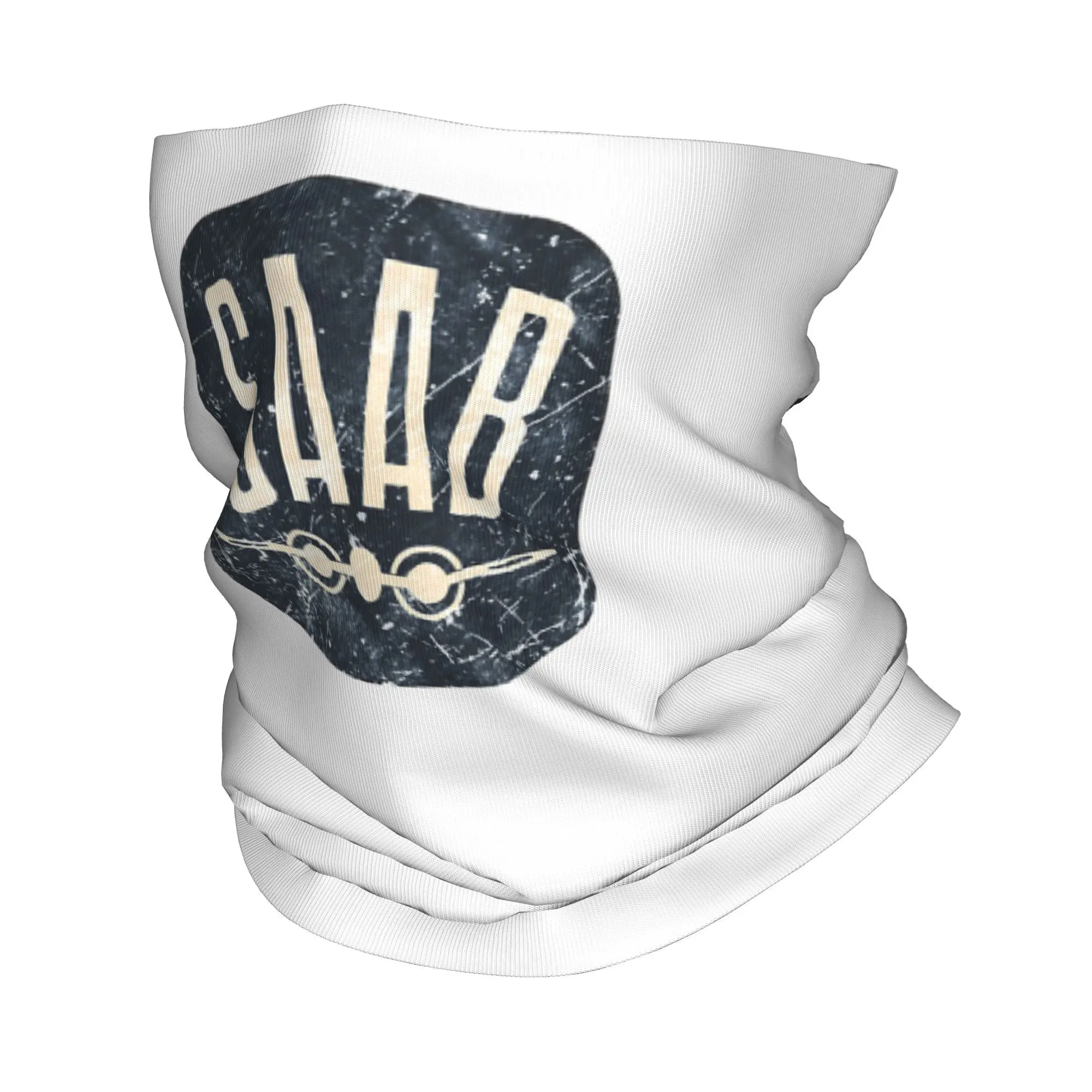 

SAAB автомобильная винтажная бандана с логотипом в стиле ретро, маска с принтом, шарф, многофункциональная Балаклава, походная, рыбалка, унисекс, для взрослых, моющаяся