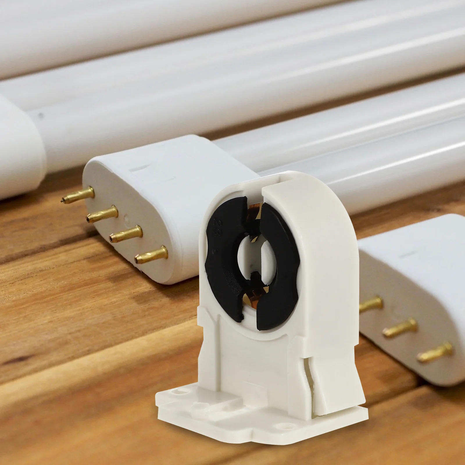 

20pcs Tube Light Tube For Home Office Bedroom White White Household Holder Lamp Holder Lamp Socket