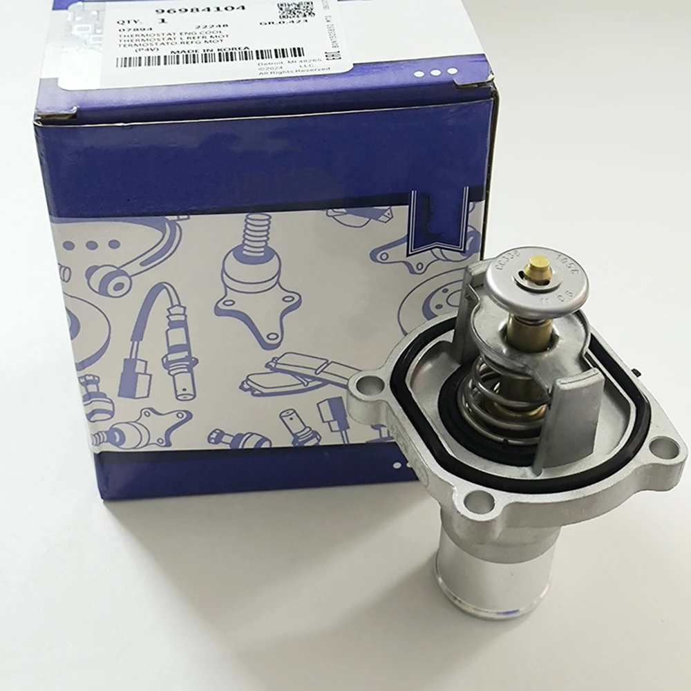 

New Original Engine Coolant Thermostat Assembly For Chevrolet Chevy Cruze Sonic Aveo Astra Zafira Signum OEM# 96984104 25193683