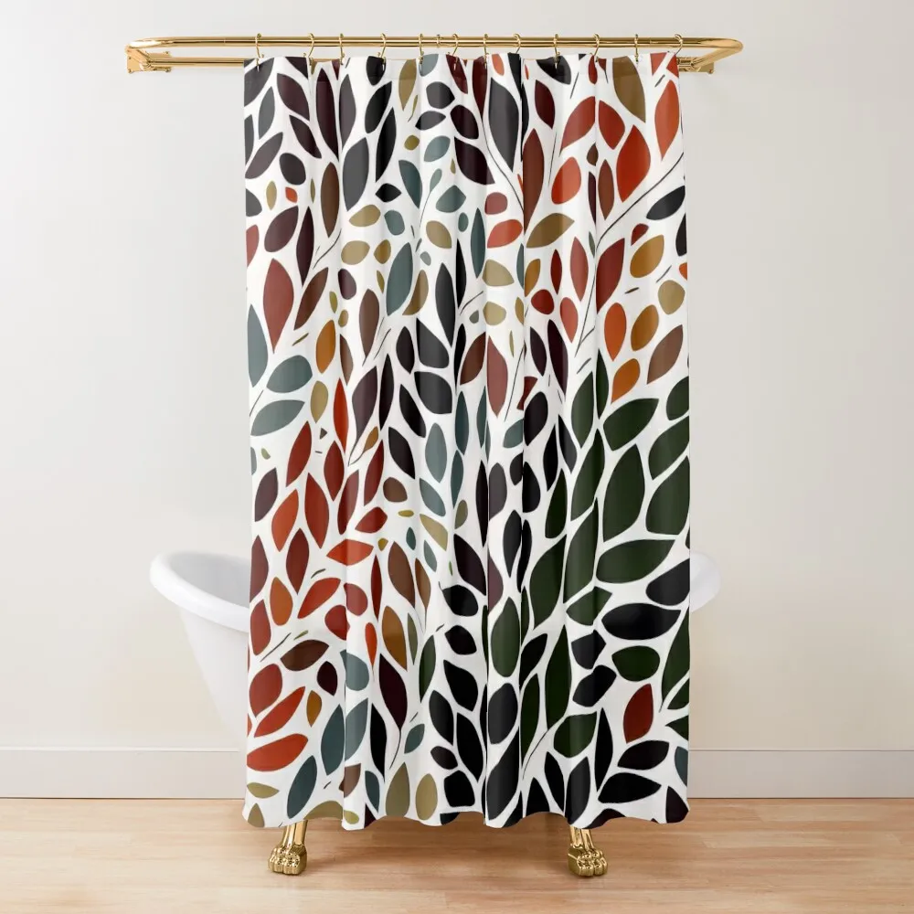 

Vibrant Botanic Pattern #52 Shower Curtain In The Bathroom Modern Accessory Bathrooms Curtain