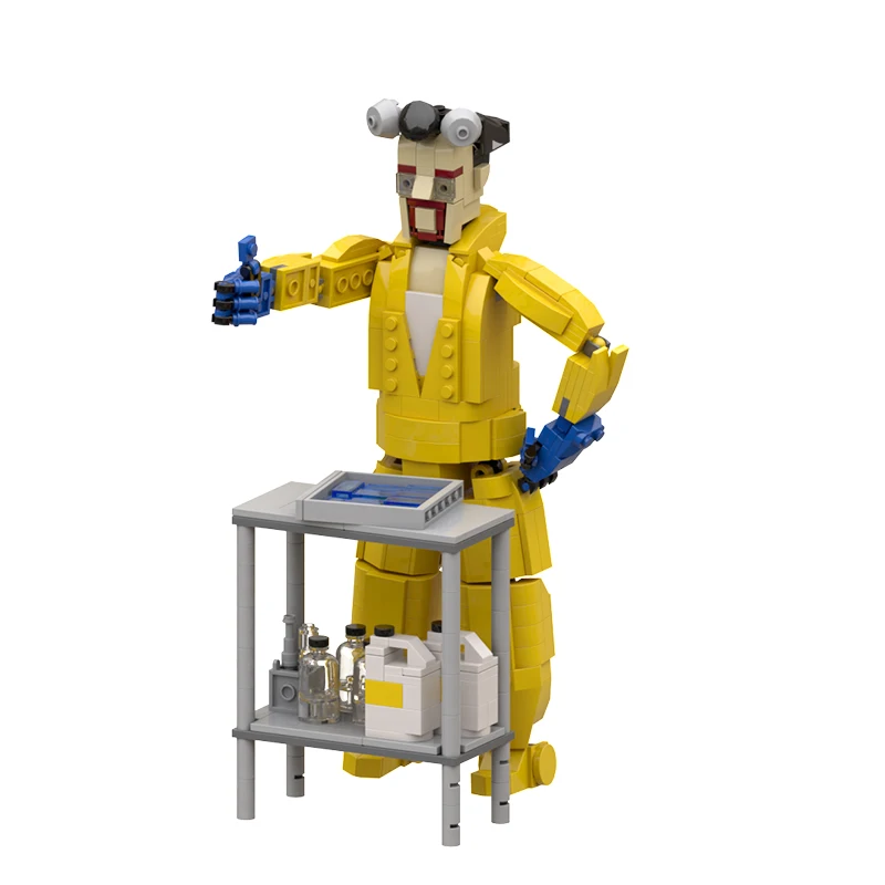 

Breaking Bad Walter White Action Figure Building Block Set DIY Movie Character Brick Model Toy Christmas Birthdays Gift for Fans