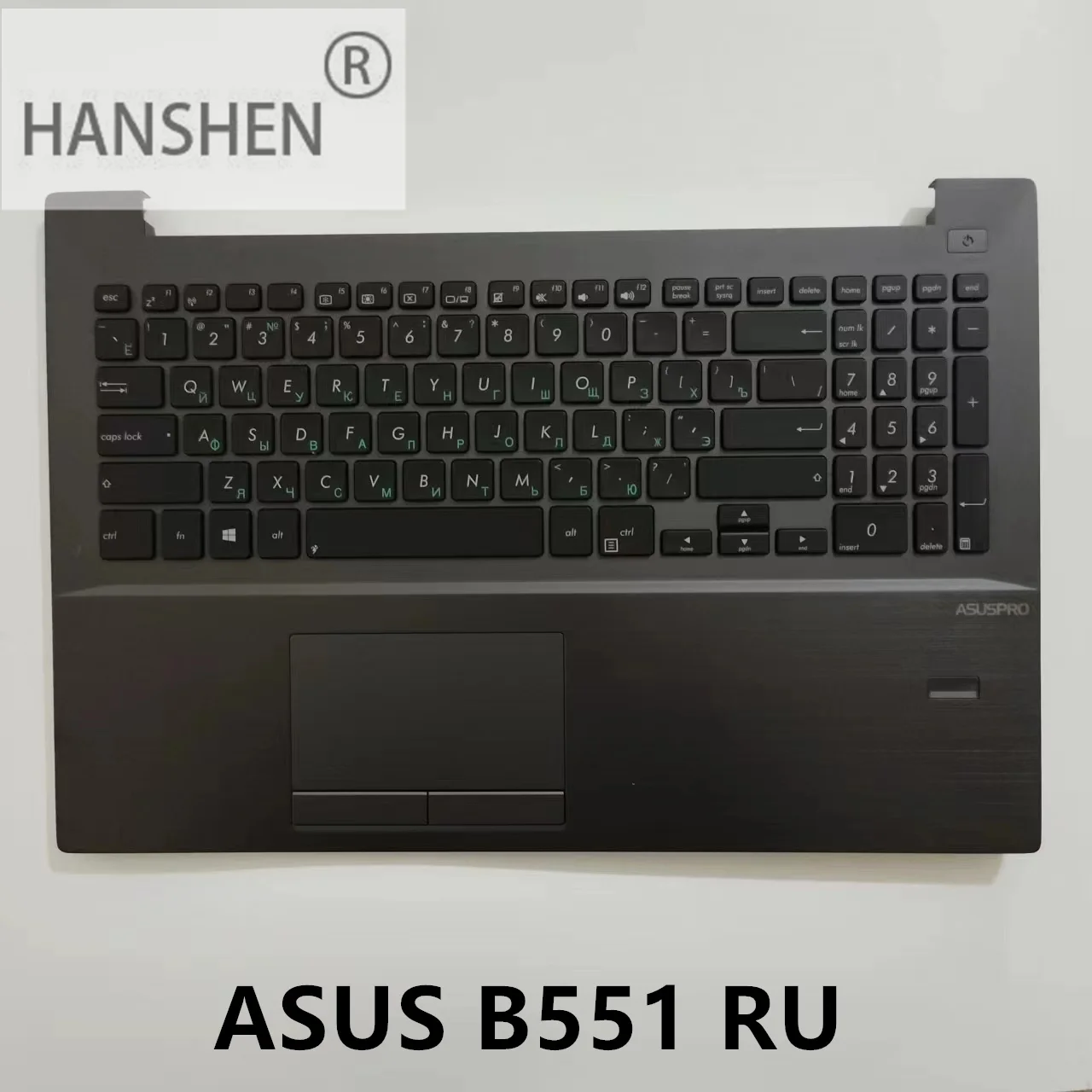 

HANSHEN Russian New Keyboard Original Suitable for Asus B551 B551LA B551LG C Case Cover Top Cover Palm Rest Top Cover Laptop Acc