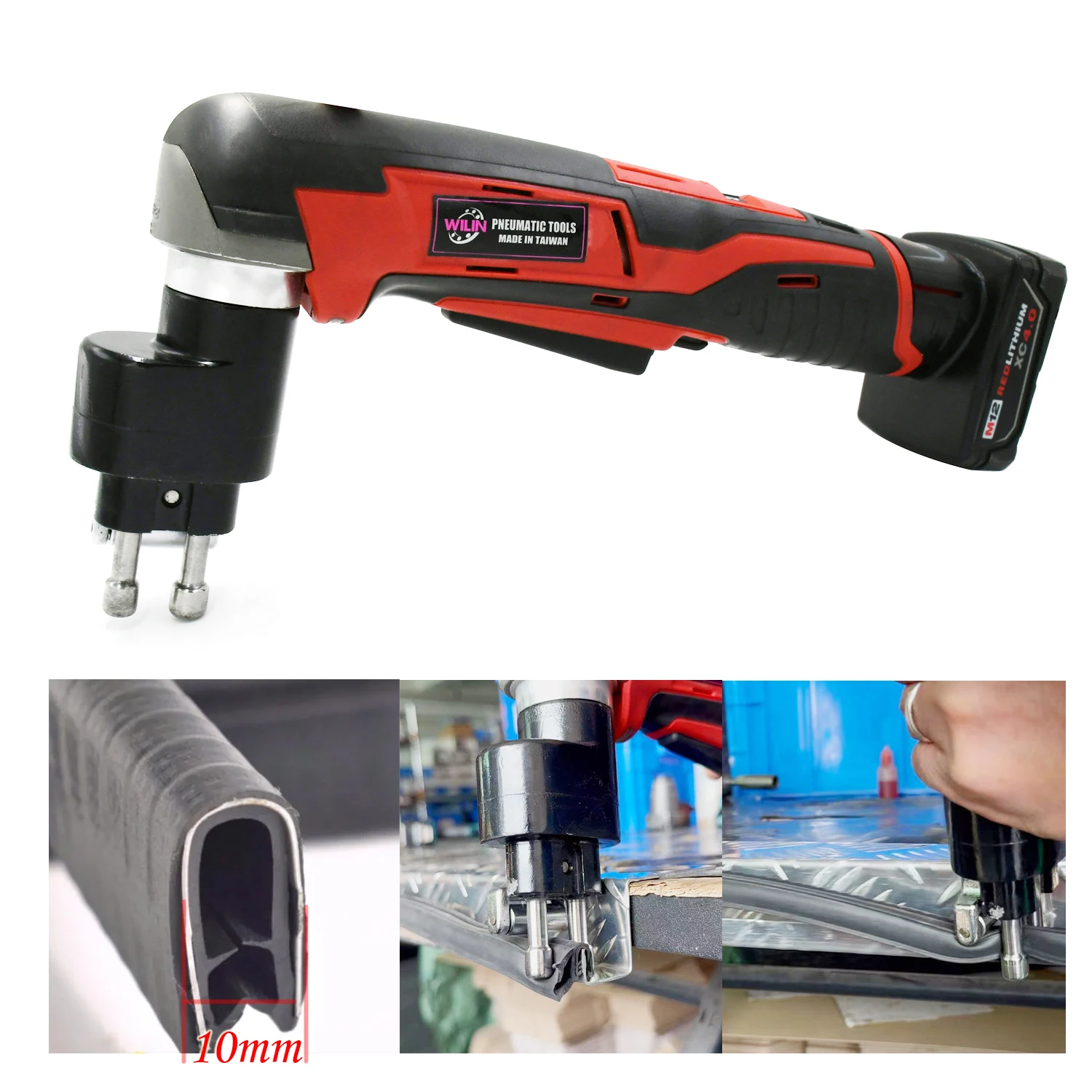 Car Door Skin Tool Battery Charging Door Sunroof Sealing Strip Soundproofing Strip Rolling Tighten and Clamp