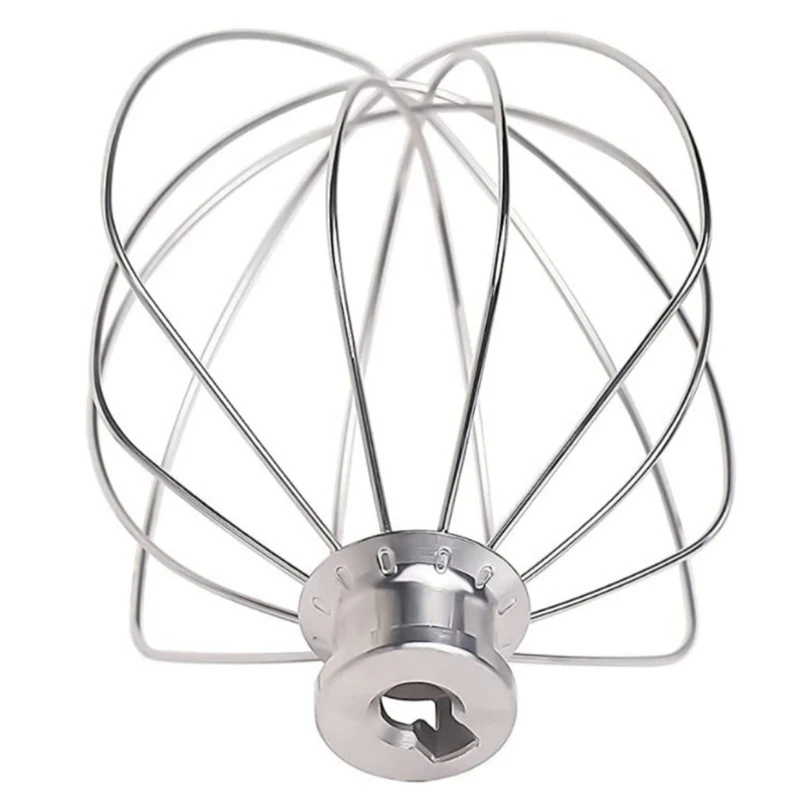 Насадка для миксера из проволоки из нержавеющей стали, совместимая с KA KN256WW 5QT 6QT, мука, торт, пищевой венчик, крем,