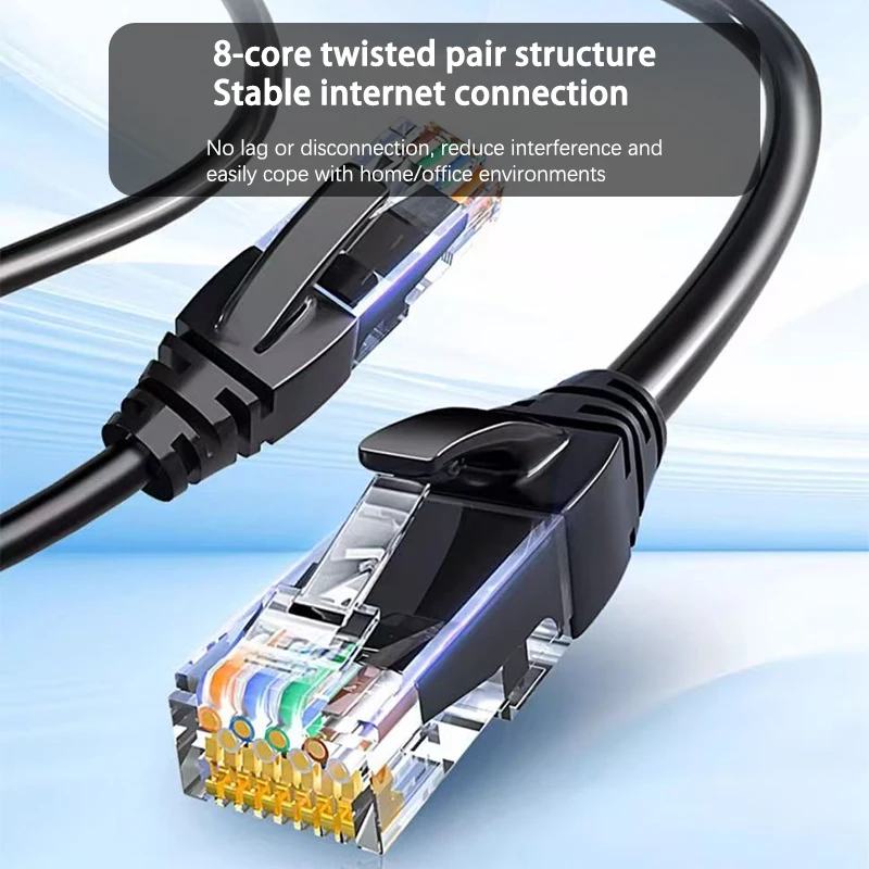 كابل إيثرنت Cat 6 شبكة LAN Cat6 Rj45 كابل شبكة سرعة 20Gbps 1000Mhz 26AWG 1m 2m 3m 5m 10m 20m 30m لمودم التوجيه