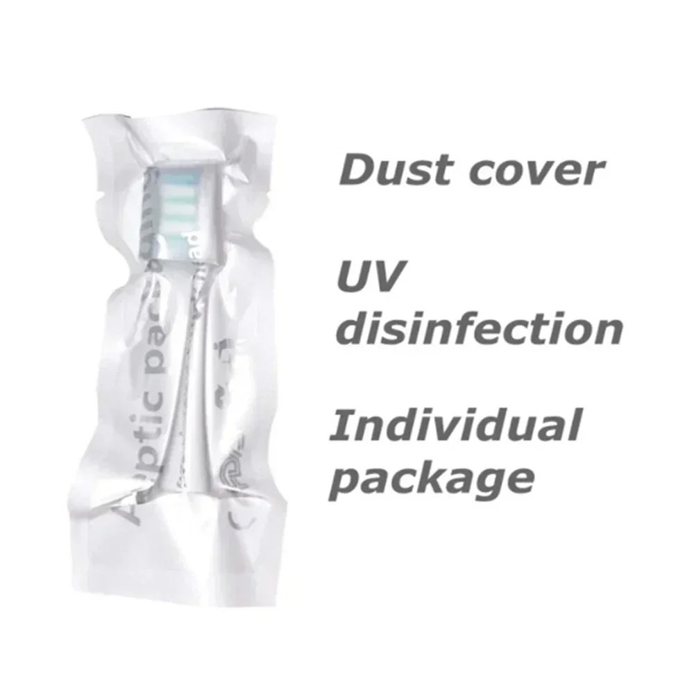 Oclean X/ X PRO/ Z1/ F1/ One/ Air 2/ SE Sonic الیکٹرک ٹوتھ برش ڈوپونٹ برسٹل نوزلز کے لیے 4 پی سیز/سیٹ متبادل برش ہیڈز