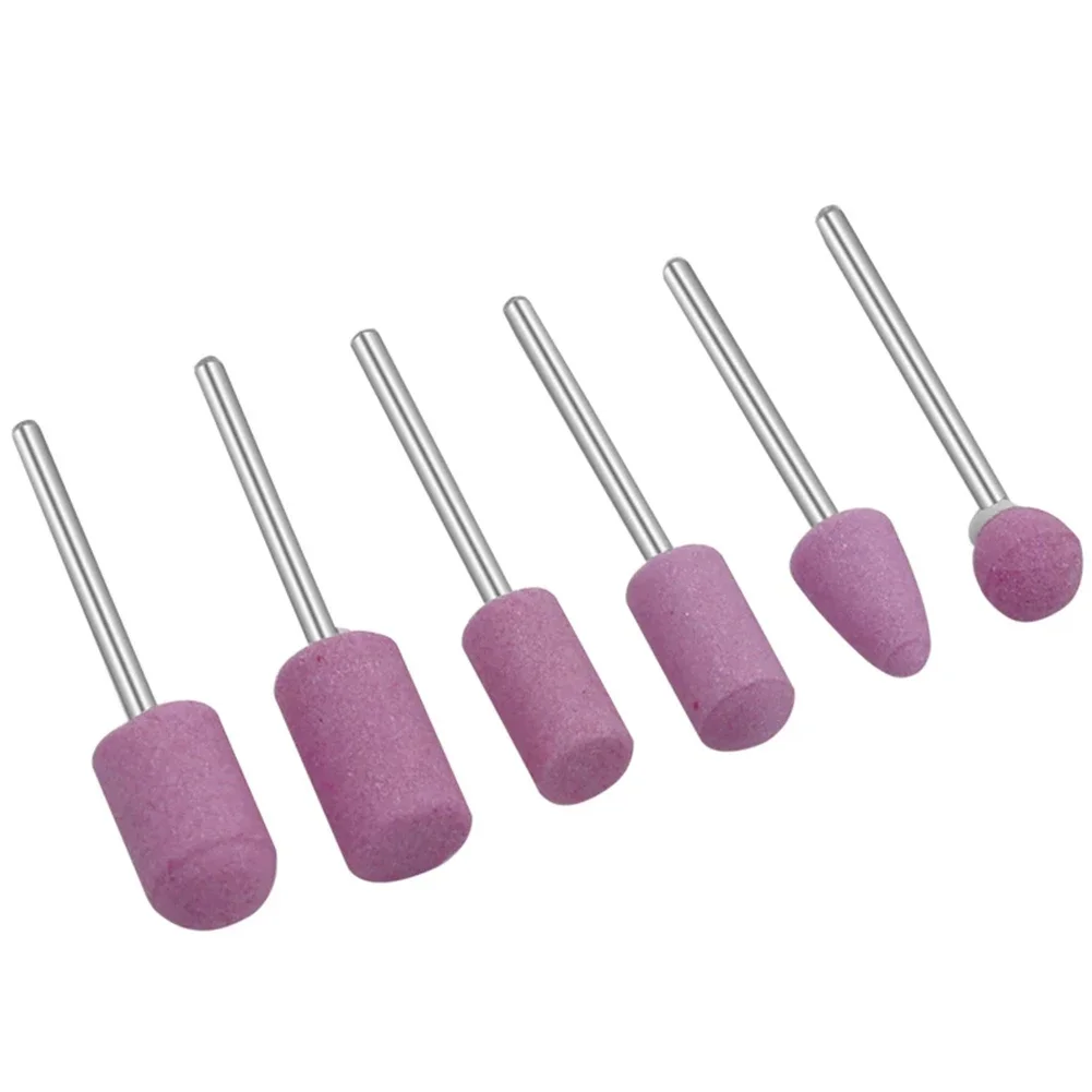 

12Pcs Mini Nail Drill Bit Set with 2.35mm Shank Abrasive Polishing Mounted Stones for Rotary Tools Grinding Wheel Head Tools