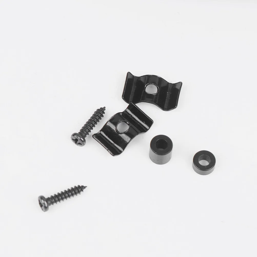 Guitar String Tree Retainer Black Metal Locking Design Reduces Friction Improves Tuning Stability String Guide for Electric