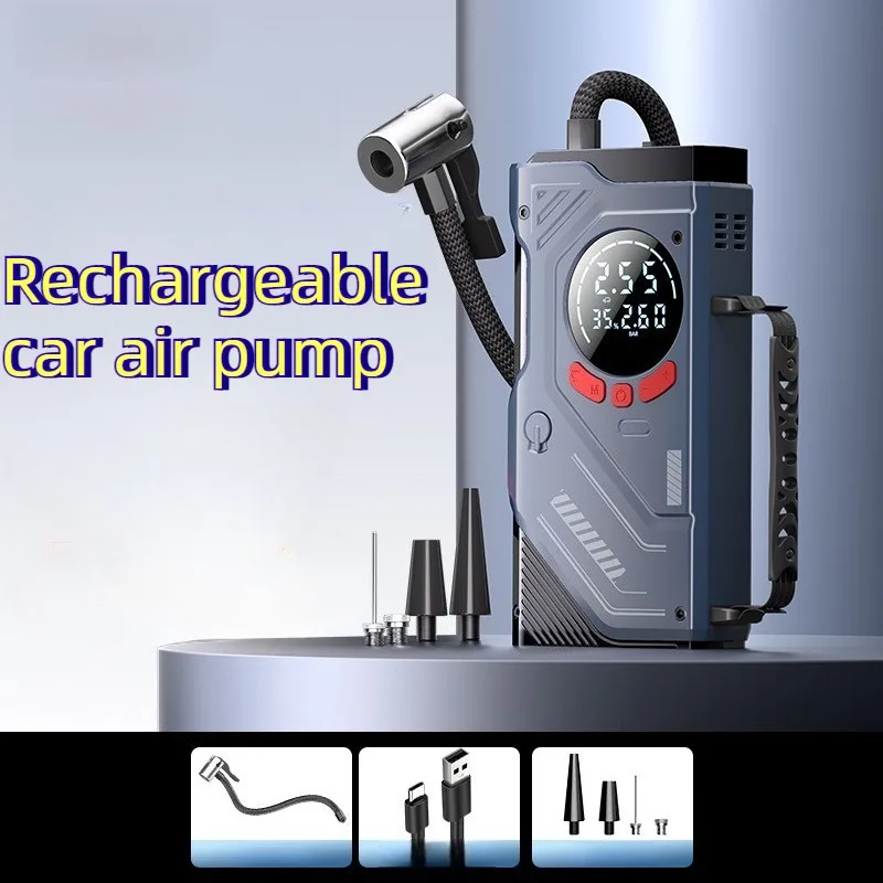 Vehicle Air Pump Starting Power Supply Integrated Machine Emergency Ignition Starter Battery Power Supply Tire Inflator Lighting