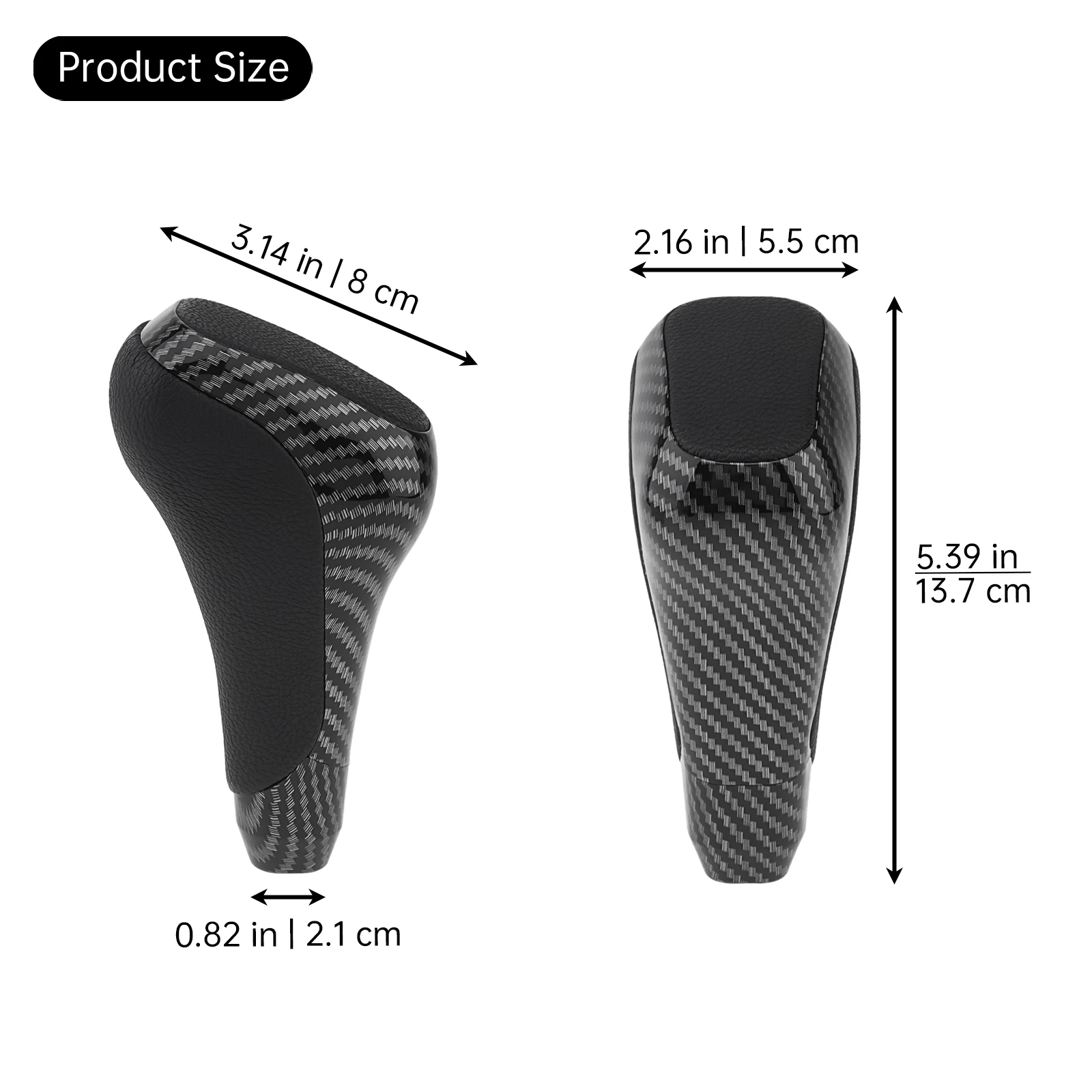 PTR5734141 Carbon Fiber Pattern Automatic Gear Shifter Knob Fit for Toyota 4Runner Tundra Car Accessories