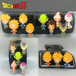 Dragon Ball Action Figures Perfume Holder Car Air Vent Goku Cartoon Car Decoration Car Doll Super Saiyan Car Air Vent Holder