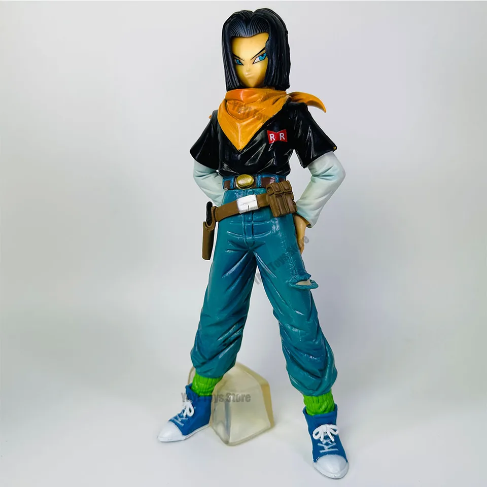 New Anime Dragon Ball Z Android 17 18 Figure Android 18 PVC Action