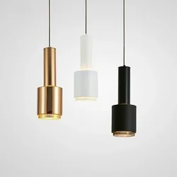 Modern Hand Grenade Pendant Light Metal Led Small Spot Light Black White Gold Bed Side Hanging Lamp Dining Room Coffee Table Lam
