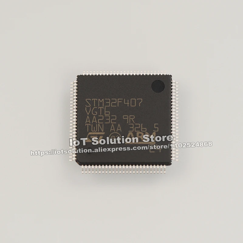 STM32F407VGT6 ARM Cortex-M4 LQFP-100 14x14x1.4mm STM32F407VGT6TR