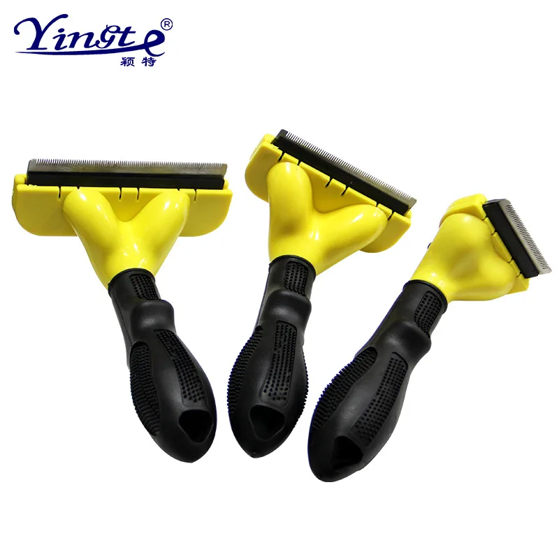 Furmines Pet Hair Remover Combs Cat Grooming Brush Deshedding Tool Comb Edge Trimming Dog Cat Rake Removal Combs