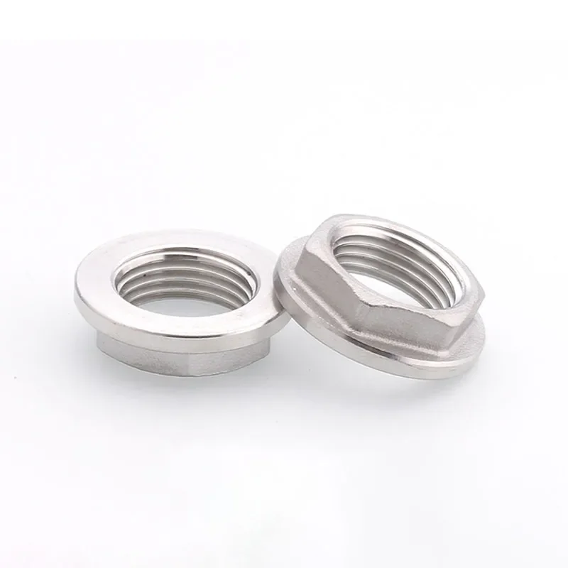 304 Edelstahl 1/8 ~ 2 "BSP Innengewinde Sechskantmutter/Flanschmutter Wassertank Joint Sicherungsmutter Rohrverschraubung Sechskantkappe
