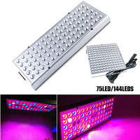 25W/45W cultivo LED Plants Grow Panel light Full Spectrum Phyto Lamp 75 LED 144 LED  Indoor Greenhouse growbox tent room