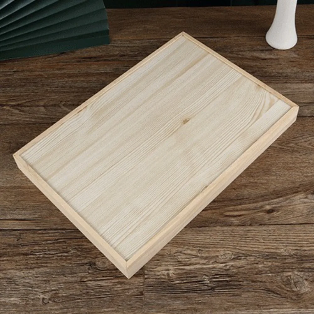 Solid Wood Jewelry Display Tray 6/12/24/36 Grids Divider Necklace Storage Box Vintage High Quality Ring Earring Holder Watch