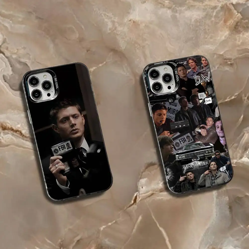 

S-Supernatural S-SPN Phone Case For iPhone 16,15,14,13,12,11,Mini,Pro,SE,MAX White Matte Shockproof Cover