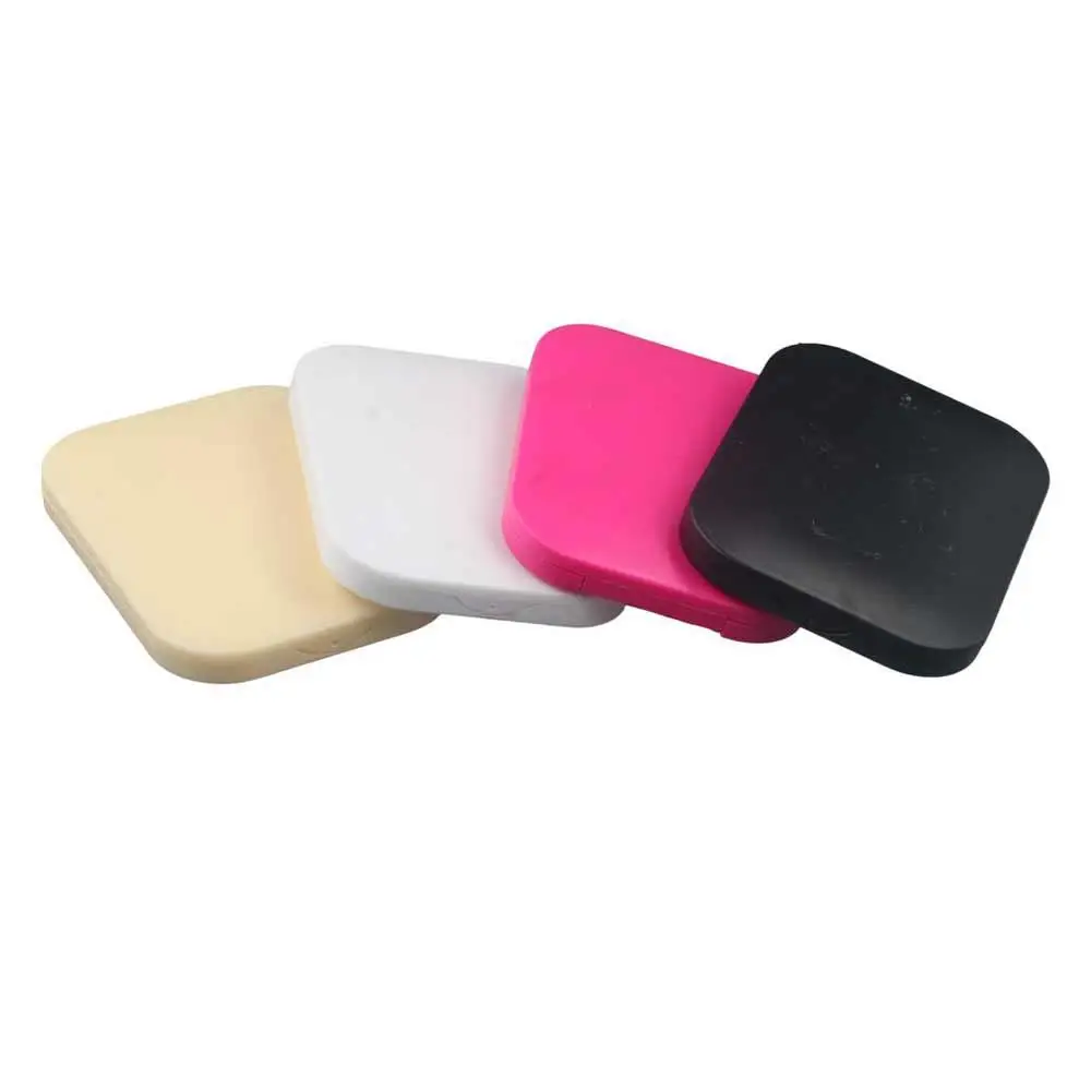 Ultra-thin Folding Small Mirror Square Fashion Travel Mirrors Solid Color Portable Makeup Mirror Girl