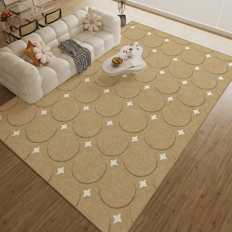 

Thickened Retro Chessboard Plaid Living Room Carpet Fashion Decoration Home Non-slip Plush Rug Luxury Bedroom Bedside Soft Mat