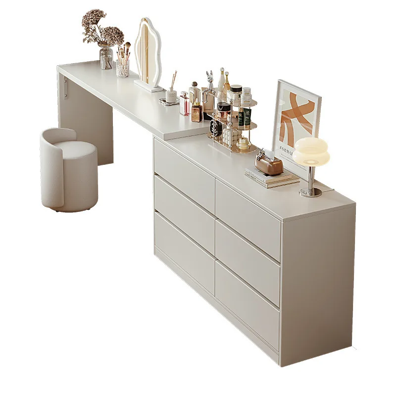 #Very narrow dresser, chest, integrated 30cm ultra-thin desk, makeup table, computer table, makeup table