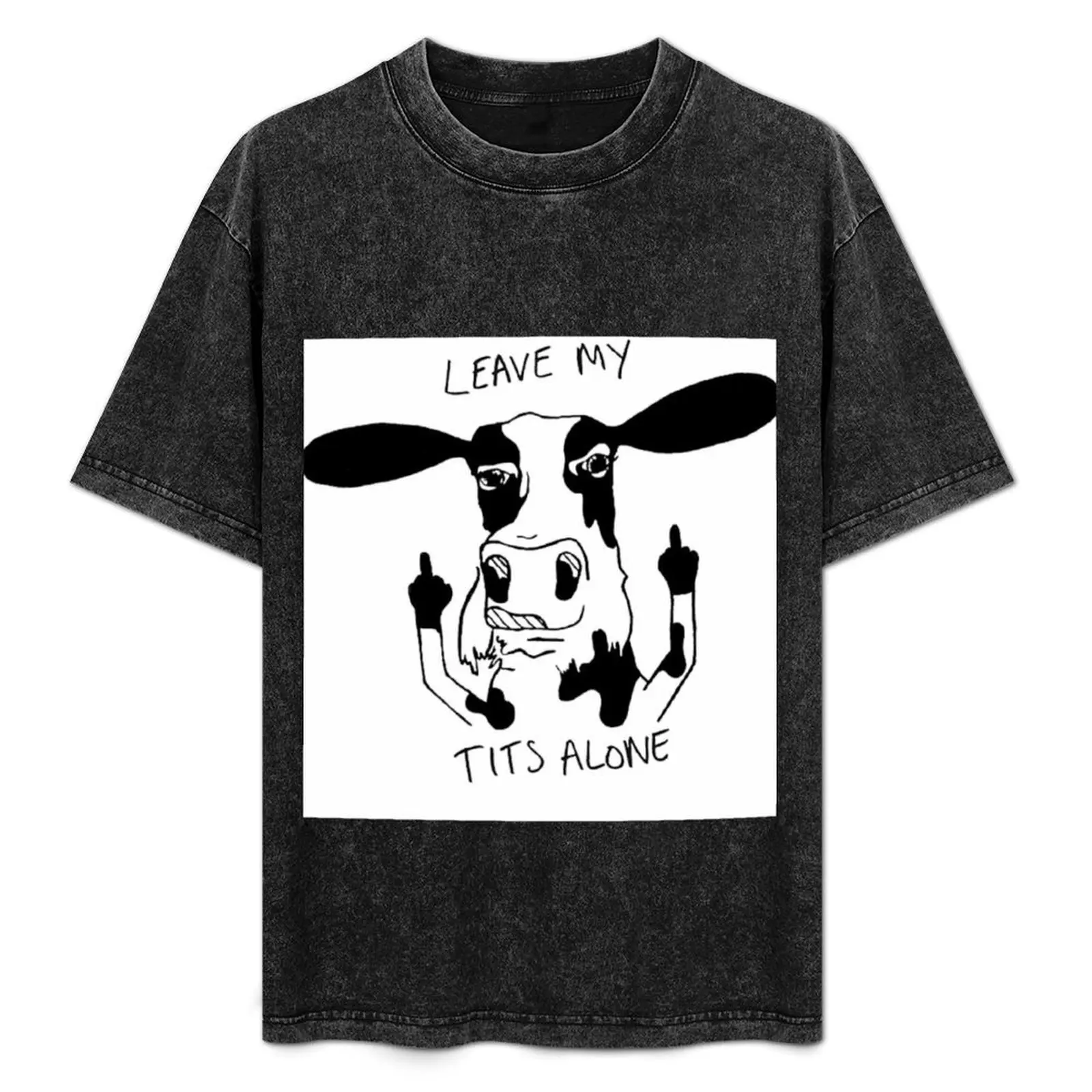 

Leave My Titis Alone T-Shirt Everyday Wear Basic Short Sleeve Top