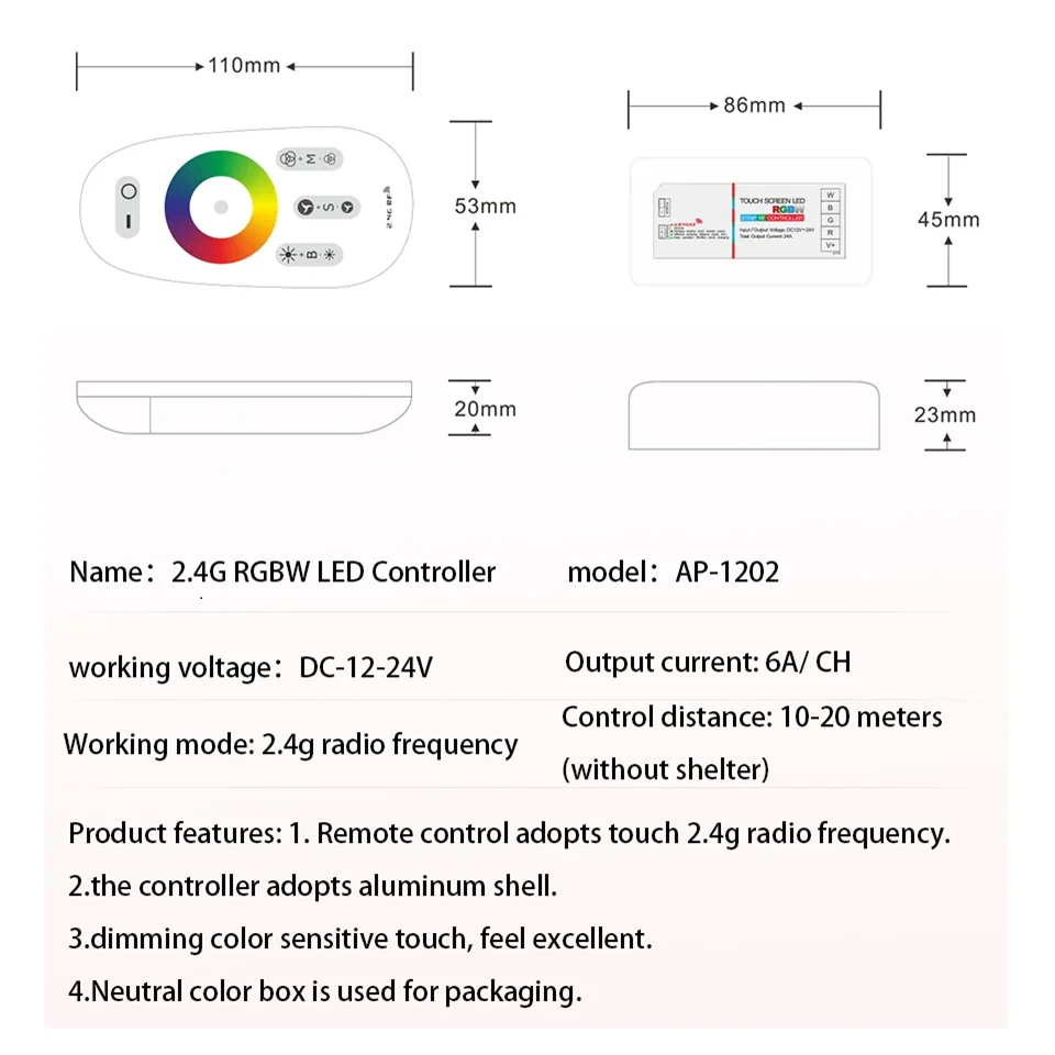 etrnLED DC12V RGB Led Spotlight Dimmable Lighting Set Waterproof Outdoor Mini Ceiling Spot Remote Control Cabinet Bathroom Sauna